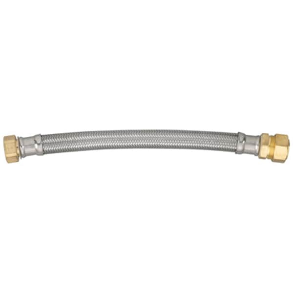 Homewerks 7213-18-34-2 0.88 C x 0.75 FIP x 18 in. Stainless Steel Water Heater Connector 173320 - main